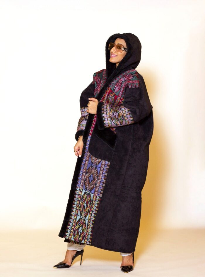 Black Palestinian Farwa (coat)