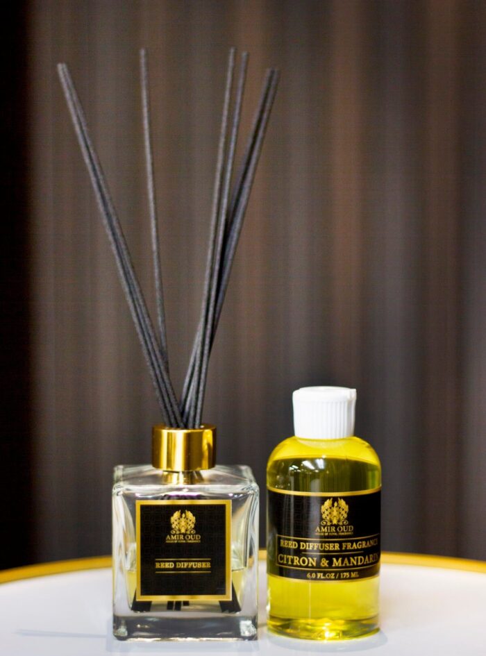 Citron and Mandarine Reed Diffuser Set