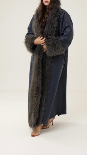 Midnight Slate Farwa - Winter Royal Farwa in Midnight Slate