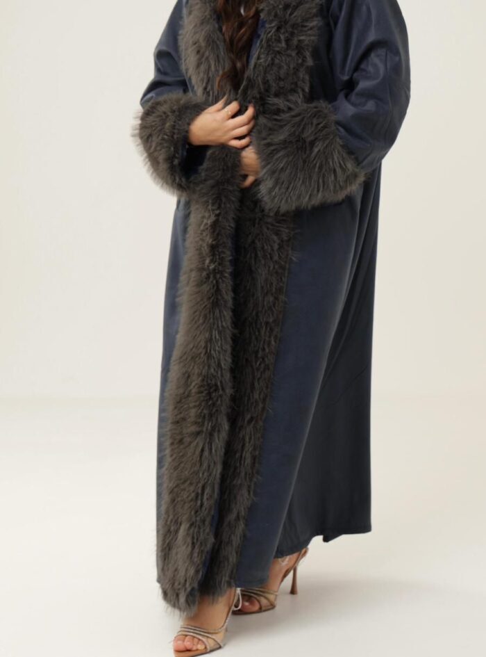 Midnight Slate Farwa - Winter Royal Farwa in Midnight Slate