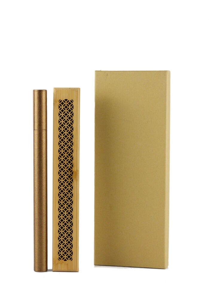 Pure Incense Golden Box Set (Holder + Incense Tube) Pure Incense Golden Box Set (Holder + Incense Tube)